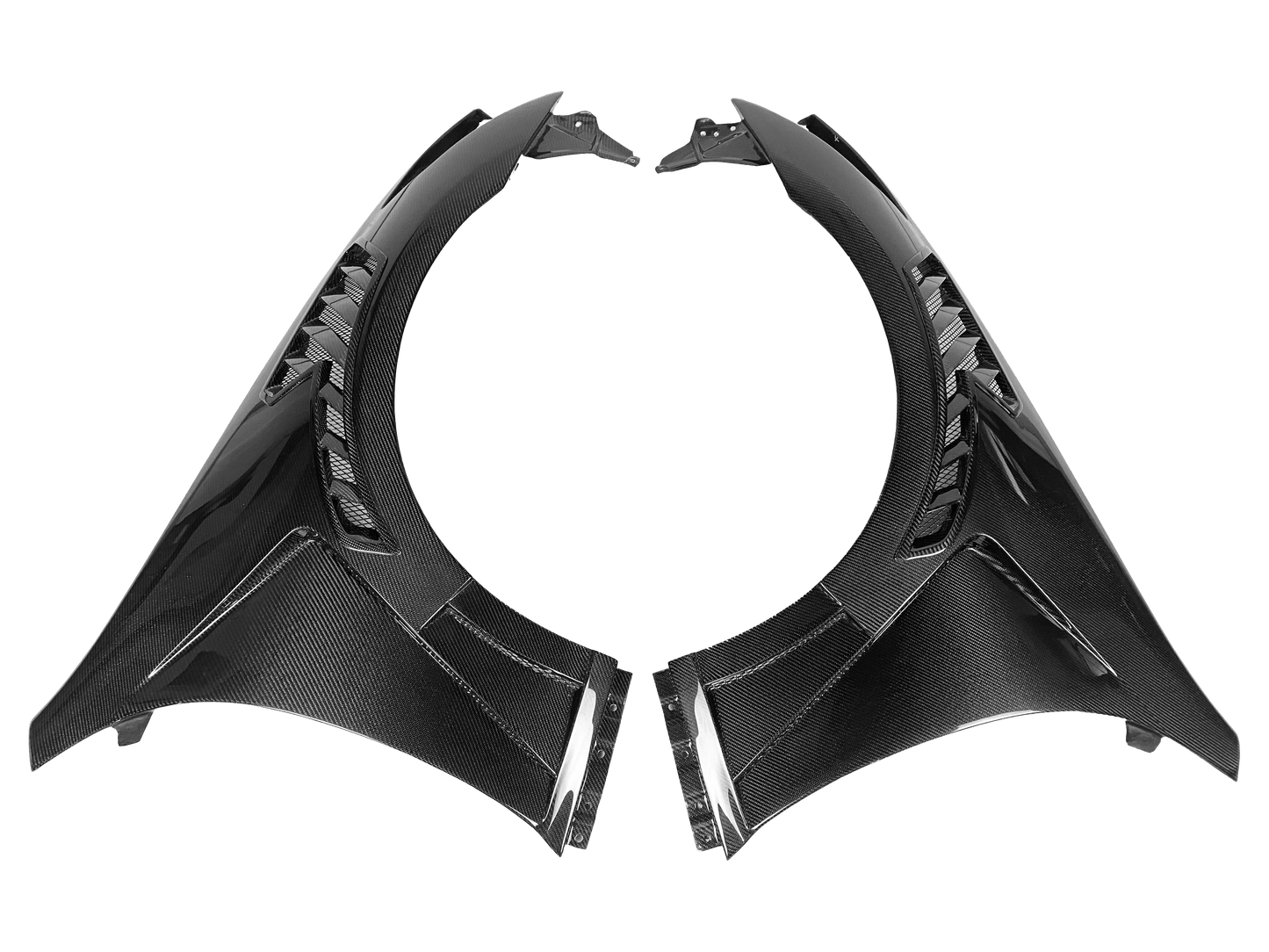 Infiniti G37 Q40 4 Door Sedan Front Vented Fenders 2008-2013 Kazento Carbon Parts 车身侧板