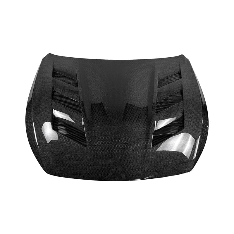 Infiniti Q50 V37 AM Style Vented Hood Bonnet 2013-2024 Kazento Carbon Parts Bonnets/Hoods