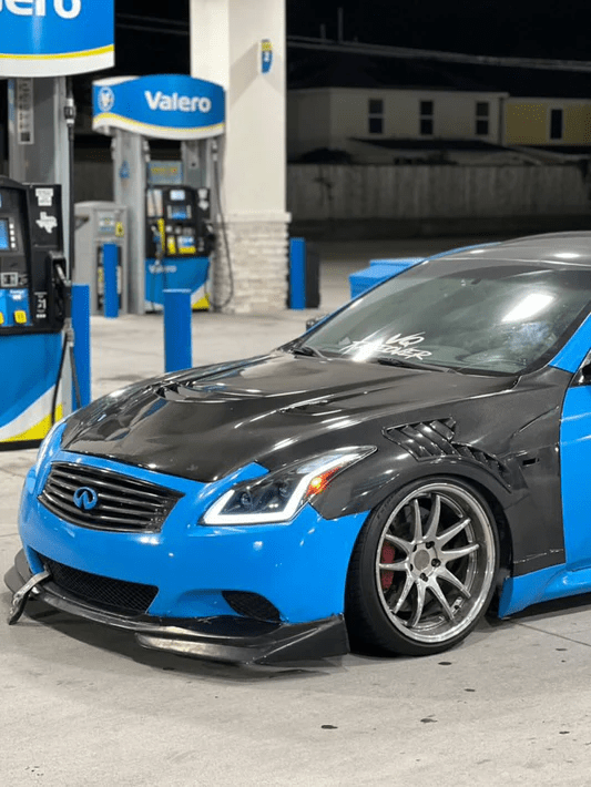 Infiniti Q50 V37 ATTK Type Front Vented Fenders (With Upper Vent) Kazento Carbon Parts 车身侧板