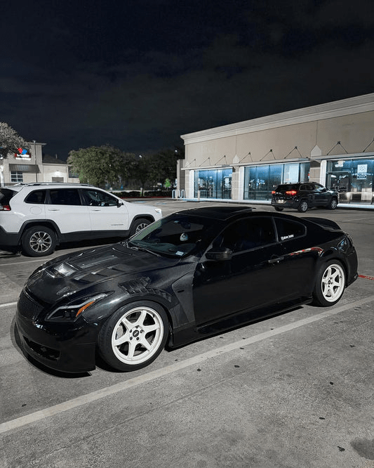Infiniti Q50 V37 ATTK Type Front Vented Fenders (With Upper Vent) Kazento Carbon Parts 车身侧板