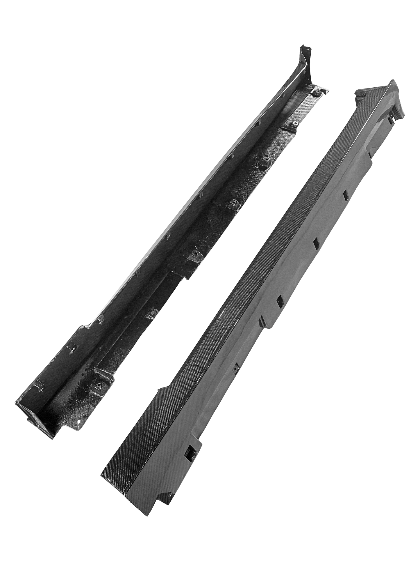 Infiniti Q50 V37 Side Skirts with Wider Line Replacement 2013-2024 Kazento Carbon Parts 车身侧板