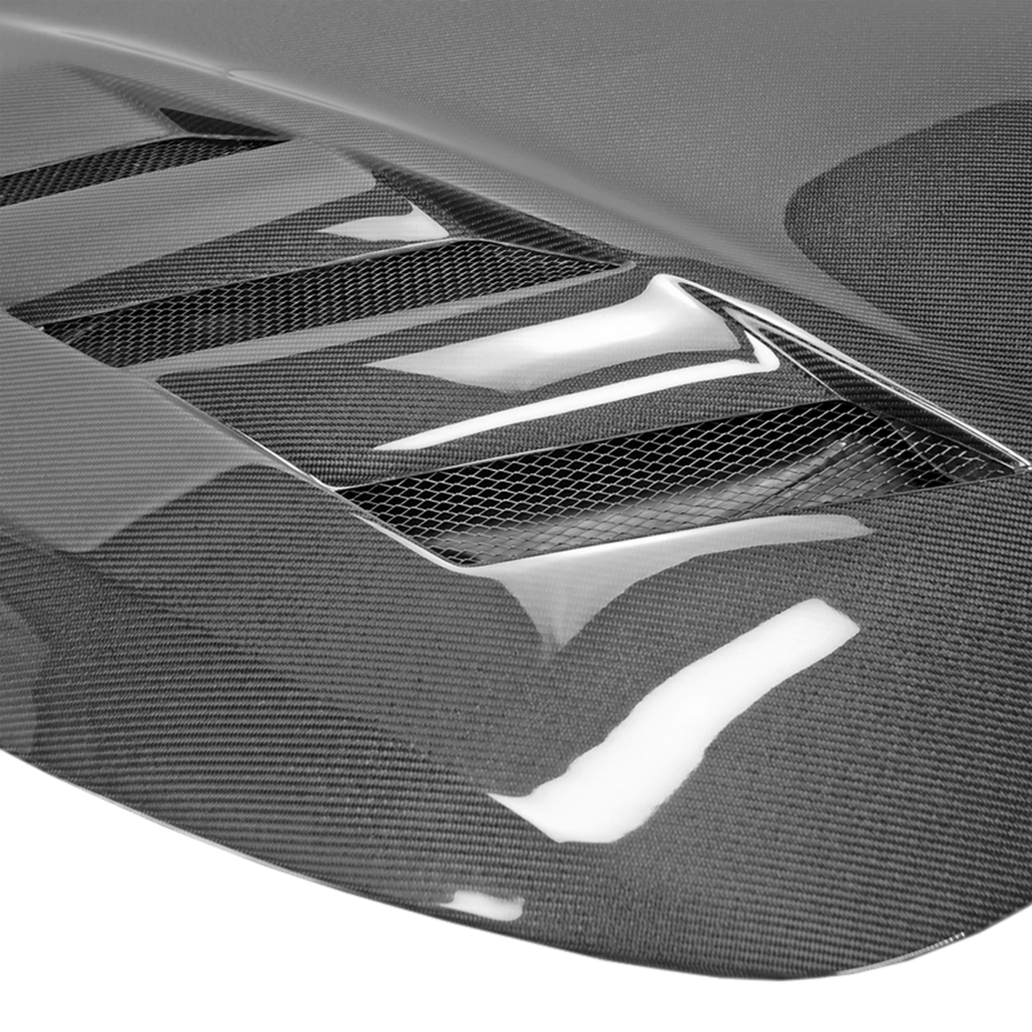 Infiniti Q60 CV37 AM Type Front Bumper Hood Bonnet 17 Onwards Kazento Carbon Parts Bonnets/Hoods