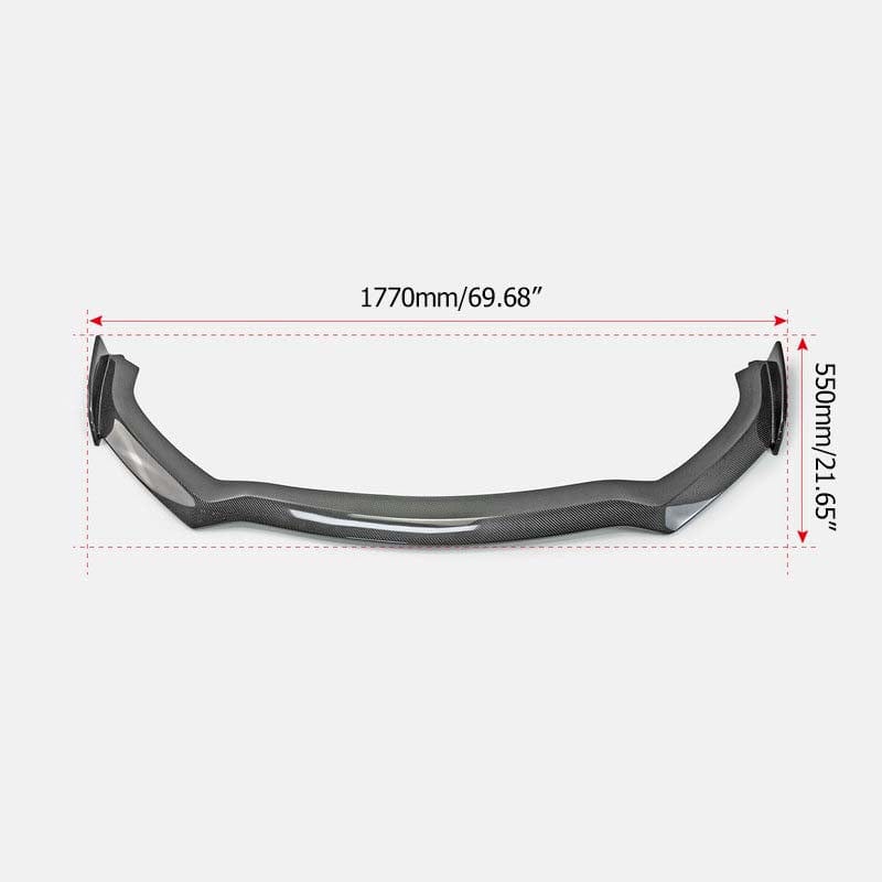 Infiniti Q60 CV37 Front Bumper Lip 17 onwards Kazento Carbon Parts 车身侧板 Carbon Fiber Q60-FL-V-CF