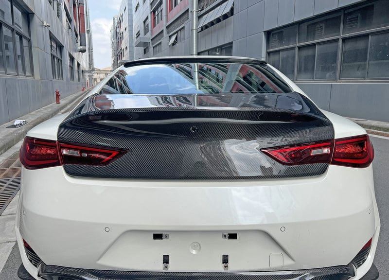 Infiniti Q60 CV37 Rear Dcuktail Trunks 17 Onwards Kazento Carbon Parts 车身侧板