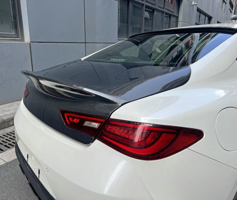 Infiniti Q60 CV37 Rear Dcuktail Trunks 17 Onwards Kazento Carbon Parts 车身侧板