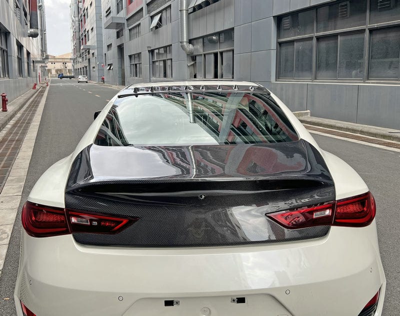 Infiniti Q60 CV37 Vortex Generator 17 onwards Kazento Carbon Parts Carbon Fiber Q60-RFRV-EPA-CF