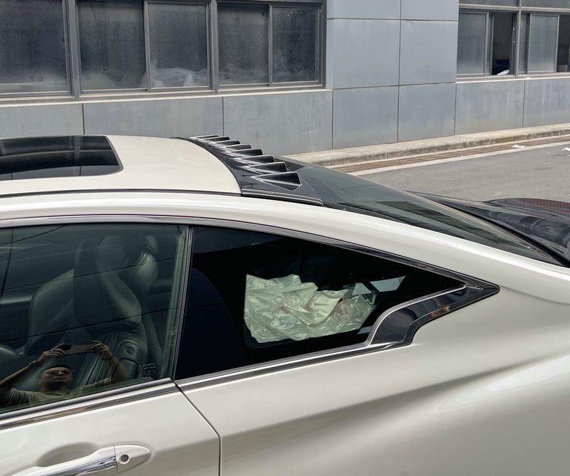 Infiniti Q60 CV37 Vortex Generator 17 onwards Kazento Carbon Parts Carbon Fiber Q60-RFRV-EPA-CF