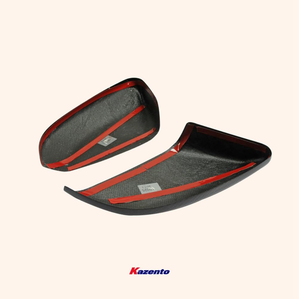 Kazento For 16-18 10Th Gen Civic Fc For Honda Sode-view Mirror Cover Rearview Mirror Guard Covers Carbon Fiber Kazento Carbon Parts 车身侧板 FC-MC-CF