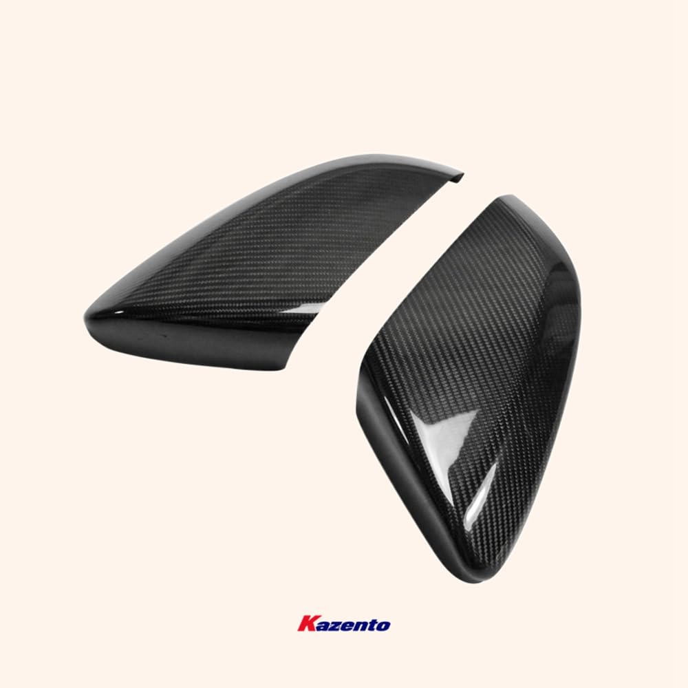 Kazento For 16-18 10Th Gen Civic Fc For Honda Sode-view Mirror Cover Rearview Mirror Guard Covers Carbon Fiber Kazento Carbon Parts 车身侧板 FC-MC-CF