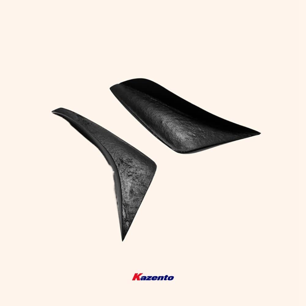 Kazento For 2007-2016 Nissan GTR R35 OE Style Front Bumper Canard Splitter Kazento Carbon Parts 车身侧板