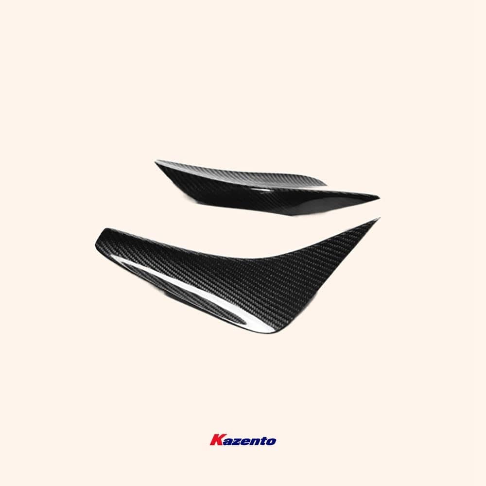 Kazento For 2007-2016 Nissan GTR R35 OE Style Front Bumper Canard Splitter Kazento Carbon Parts 车身侧板