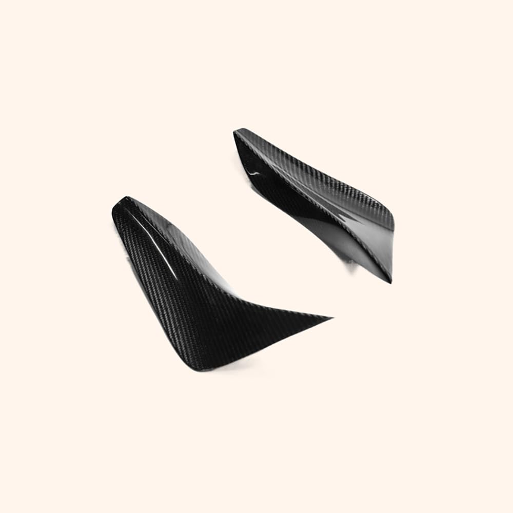 Kazento For 2007-2016 Nissan GTR R35 OE Style Front Bumper Canard Splitter Kazento Carbon Parts 车身侧板 Carbon Fiber R35-CANA-OE-CF