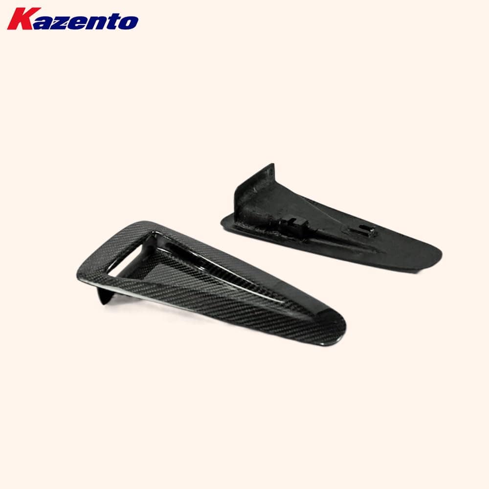 Kazento For 2008-2023 Nissan GTR R35 Front Hood Vents Ducts Pair Kazento Carbon Parts 车身侧板