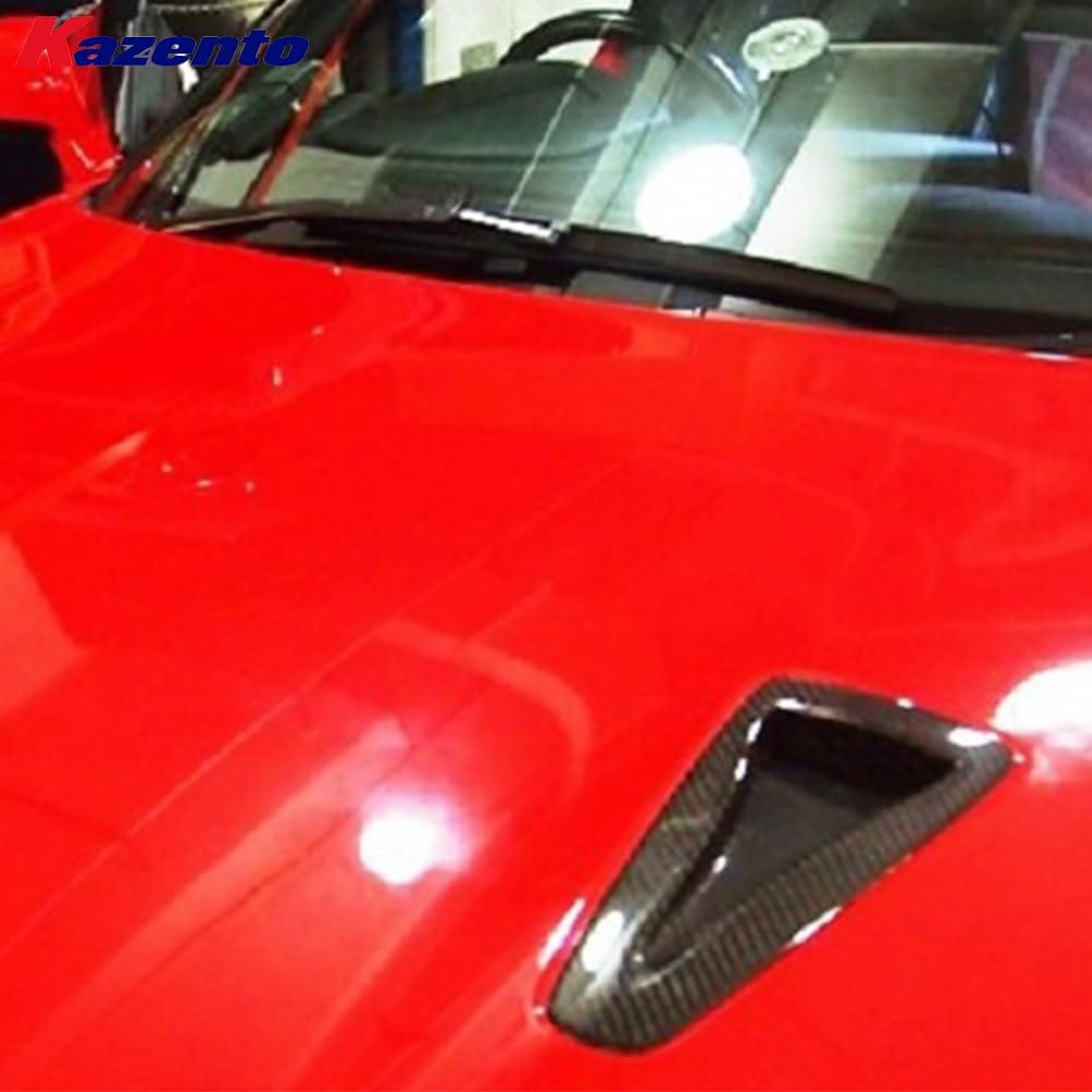 Kazento For 2008-2023 Nissan GTR R35 Front Hood Vents Ducts Pair Kazento Carbon Parts 车身侧板