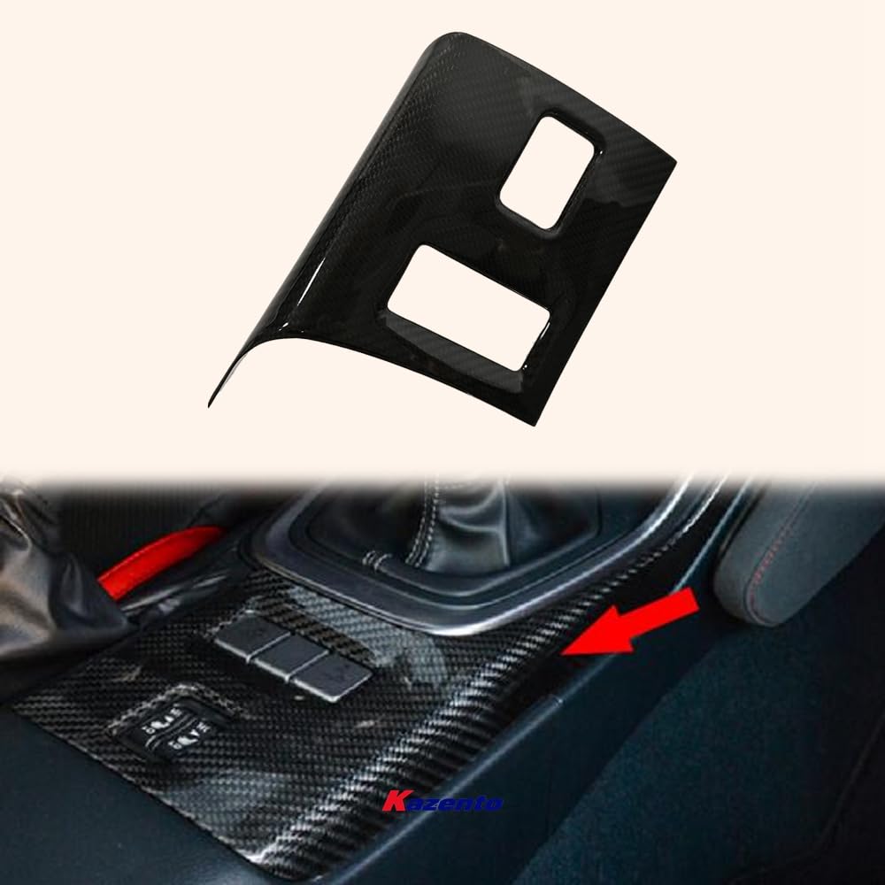 Kazento For 22-23 BRZ Gr86 ZD8 ZN8(LHD) Dry Carbon Inner Gear Surround Outer Trim Cover Kazento Carbon Parts 车身侧板 GR86-GEARCO-CF
