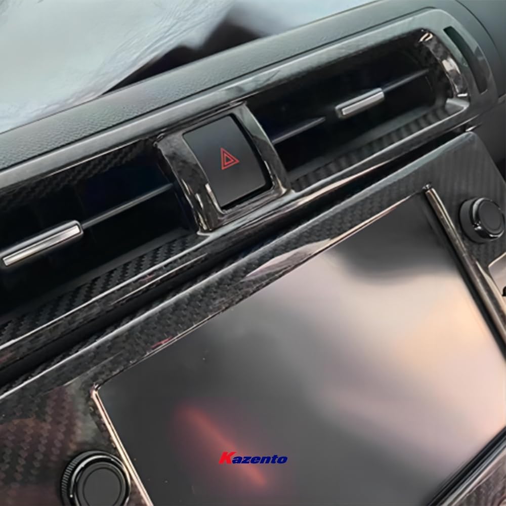 Kazento For 22-23 FRS BRZ Gr86 ZD8 (LHD RHD) Dry Carbon Inner Center Air Conditioner Trim Cover Kazento Carbon Parts 车身侧板 GR86-SCON-CF