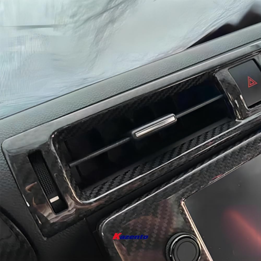 Kazento For 22-23 FRS BRZ Gr86 ZD8 (LHD RHD) Dry Carbon Inner Center Air Conditioner Trim Cover Kazento Carbon Parts 车身侧板 GR86-SCON-CF