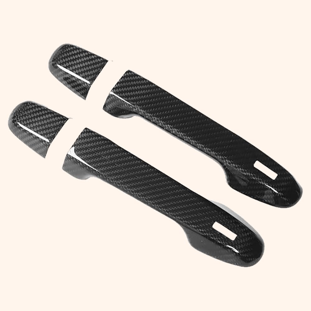 Kazento For 22-23 FRS BRZ Gr86 ZD8 ZN8 Dry Carbon Fiber Door Outer Grab Handle Cover Frame Trim exterior Accessories Pair Kazento Carbon Parts 车身侧板 GR86-OUTTER-DCF
