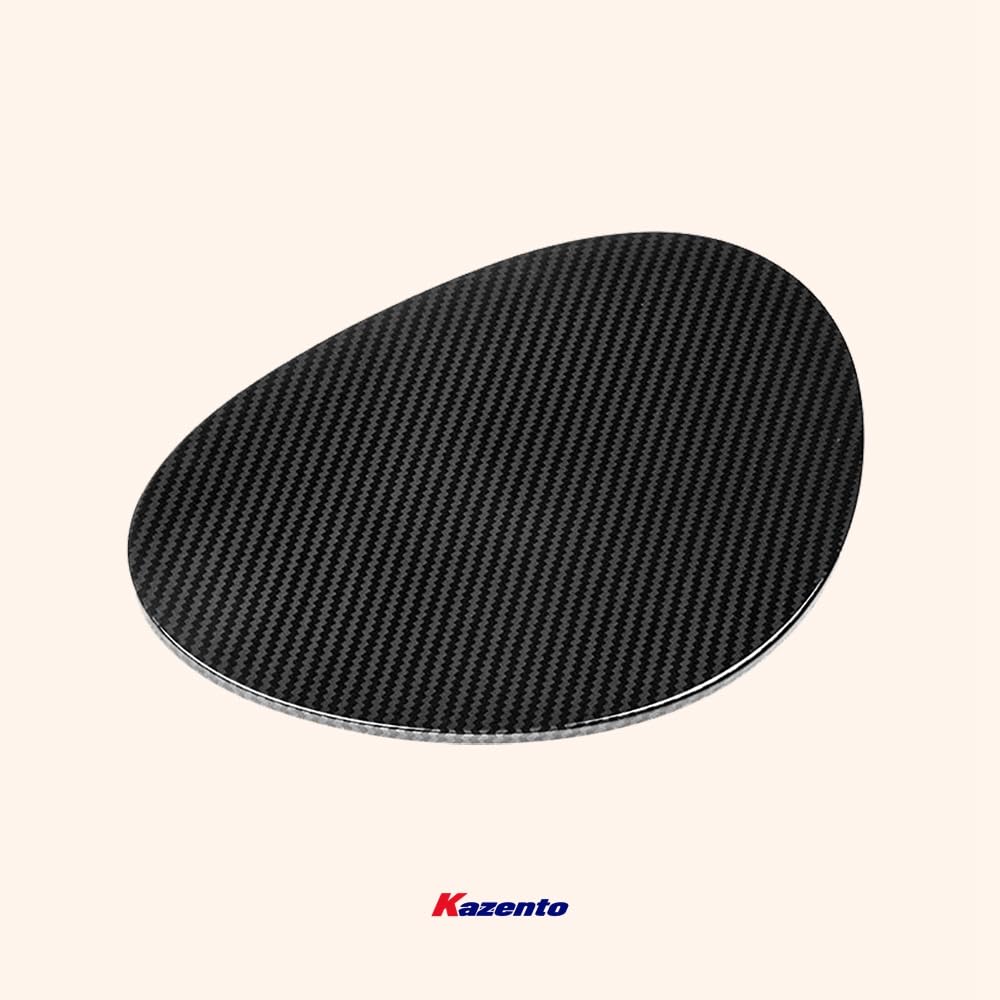 Kazento For 22-23 FRS BRZ Gr86 ZD8 ZN8 Dry Carbon Rear Fender Fuel Cap Cover Panel Gas Tank Cap Fuel Filler Door Cover Kazento Carbon Parts 车身侧板 GR86-FUEL-DCF