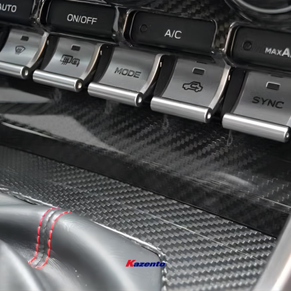 Kazento For 22-23 FRS BRZ Gr86 ZD8 ZN8(LHD) Dry Carbon Inner Center Media Low Trim Cover Kazento Carbon Parts 车身侧板 GR86-MEDIACO-CF