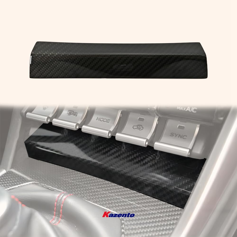 Kazento For 22-23 FRS BRZ Gr86 ZD8 ZN8(LHD) Dry Carbon Inner Center Media Low Trim Cover Kazento Carbon Parts 车身侧板 GR86-MEDIACO-CF
