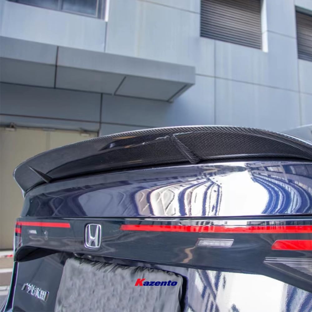 Kazento For Accord 2023+ 11th For Honda Carbon Fiber Duck R Style Rear Spoiler Wing Lip Kazento Carbon Parts 车身侧板 ACCORD23-RS-R-CF