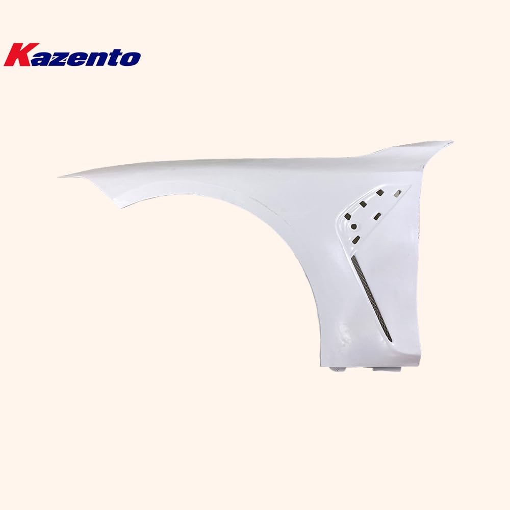 Kazento For BMW 2021+ G80 M3 2 Door OEM Style Fiberglass Unpaint Vented Front Fender Kazento Carbon Parts 车身侧板 G80M3-FF-OE-FRP