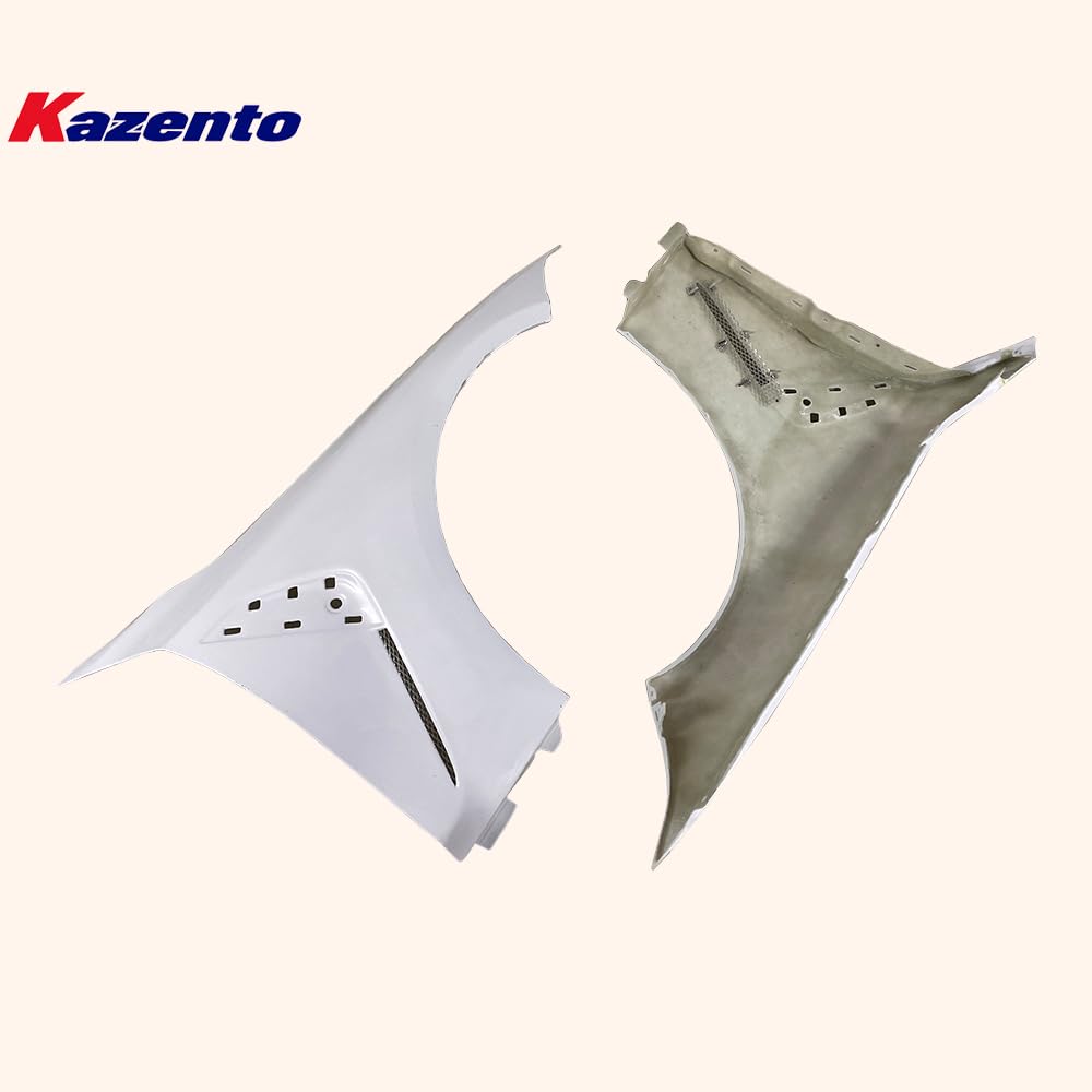 Kazento For BMW 2021+ G80 M3 2 Door OEM Style Fiberglass Unpaint Vented Front Fender Kazento Carbon Parts 车身侧板 G80M3-FF-OE-FRP