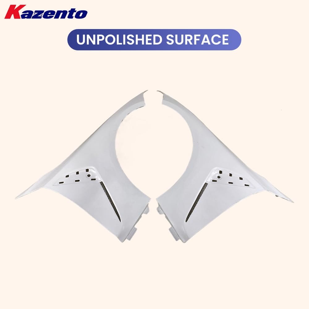 Kazento For BMW 2021+ G80 M3 2 Door OEM Style Fiberglass Unpaint Vented Front Fender Kazento Carbon Parts 车身侧板 G80M3-FF-OE-FRP