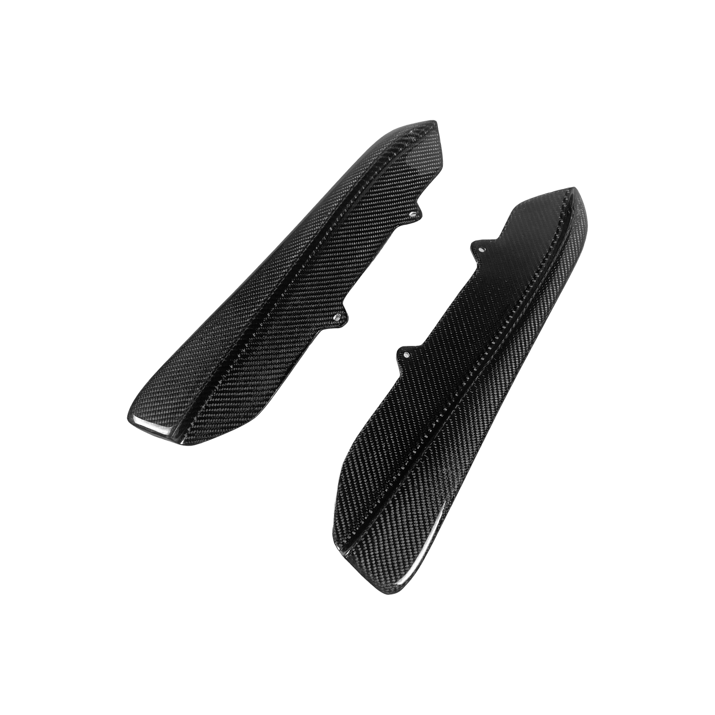 Kazento For BMW 4 Series 14-20 F32 F33 F36 Carbon MP Style Rear Bumper Side Spats Lip Kazento Carbon Parts 车身侧板 Carbon Fiber F32F33F36-SPAT-MP-CF