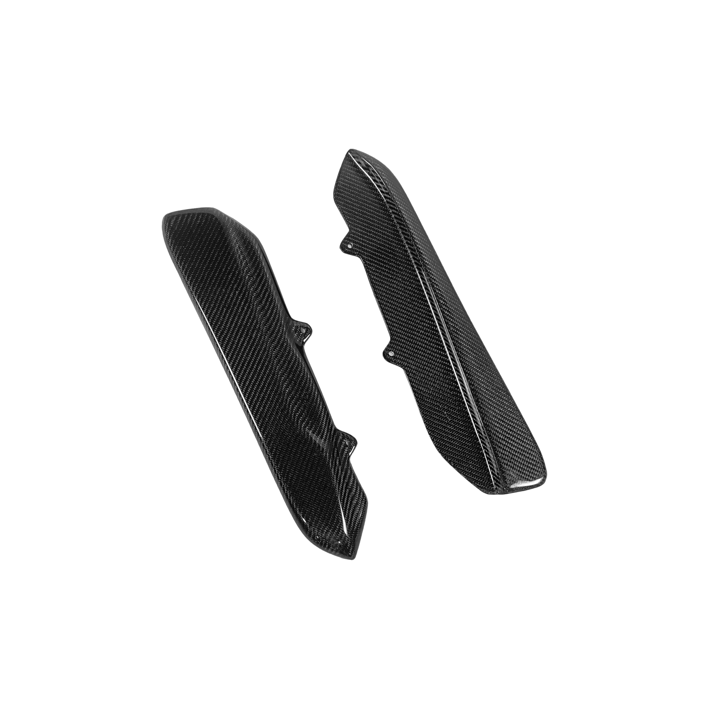 Kazento For BMW 4 Series 14-20 F32 F33 F36 Carbon MP Style Rear Bumper Side Spats Lip Kazento Carbon Parts 车身侧板 Carbon Fiber F32F33F36-SPAT-MP-CF