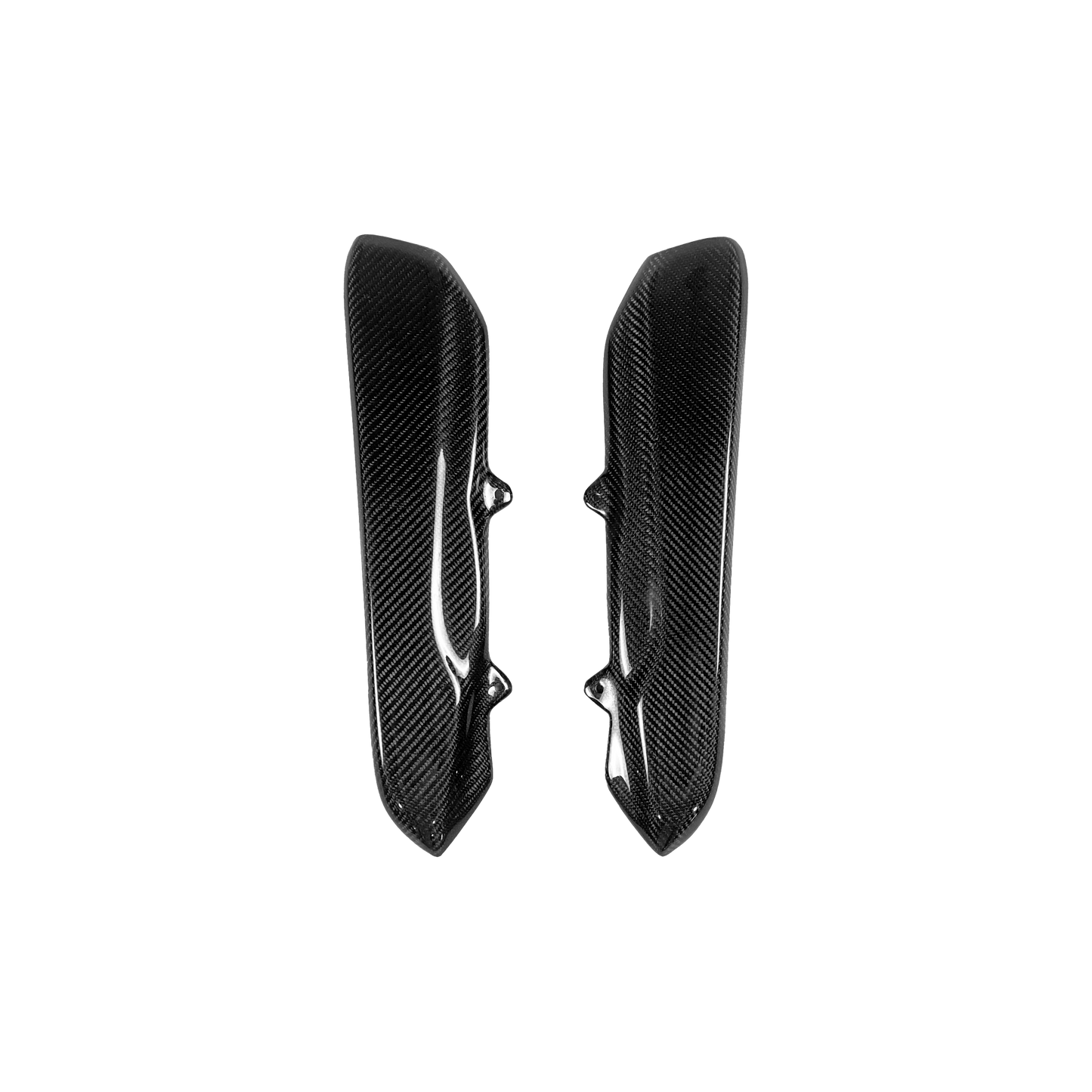 Kazento For BMW 4 Series 14-20 F32 F33 F36 Carbon MP Style Rear Bumper Side Spats Lip Kazento Carbon Parts 车身侧板 Carbon Fiber F32F33F36-SPAT-MP-CF