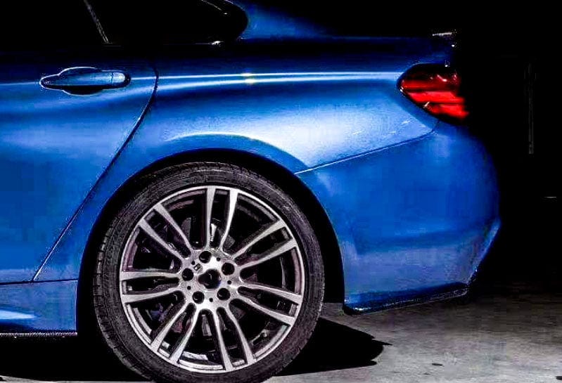 Kazento For BMW 4 Series 14-20 F32 F33 F36 Carbon MP Style Rear Bumper Side Spats Lip Kazento Carbon Parts 车身侧板 Carbon Fiber F32F33F36-SPAT-MP-CF