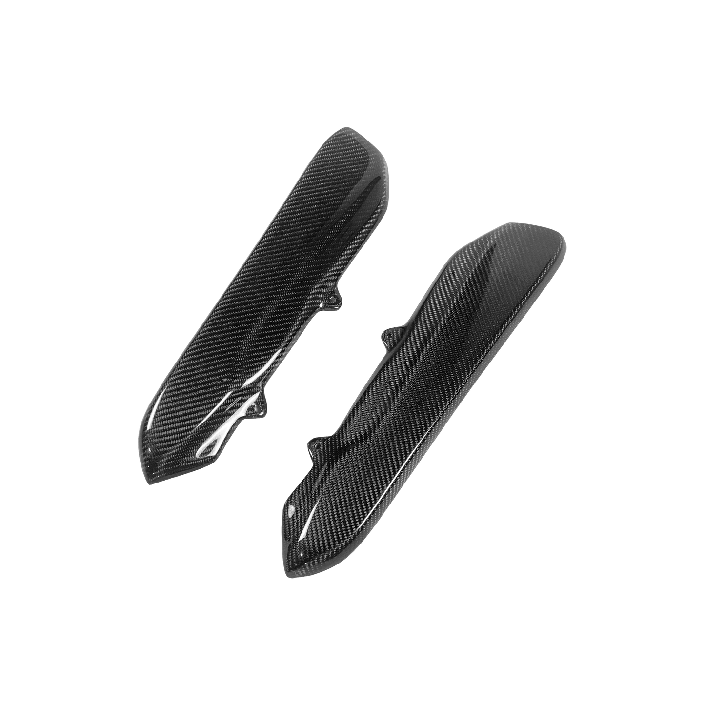 Kazento For BMW 4 Series 14-20 F32 F33 F36 Carbon MP Style Rear Bumper Side Spats Lip Kazento Carbon Parts 车身侧板 Carbon Fiber F32F33F36-SPAT-MP-CF
