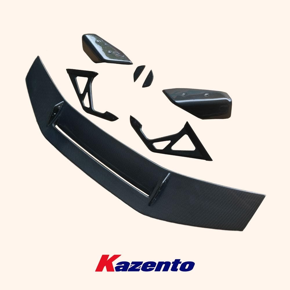 Kazento For BMW ALL M M2 M3 M4 Sedan Coupe ADR Style Carbon Fiber Rear Trunk Spoiler Kazento Carbon Parts 车身侧板 M234-RS-ADR-CF