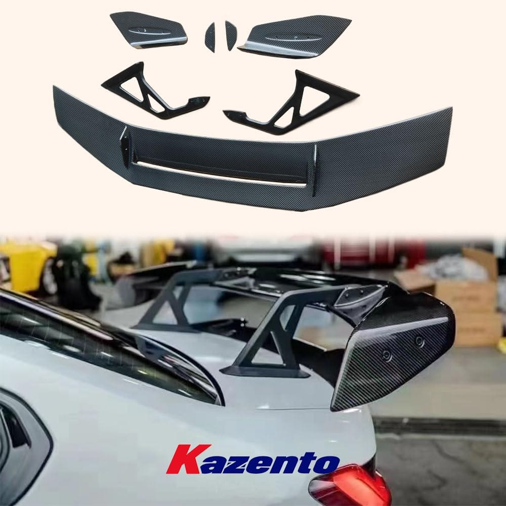 Kazento For BMW ALL M M2 M3 M4 Sedan Coupe ADR Style Carbon Fiber Rear Trunk Spoiler Kazento Carbon Parts 车身侧板 M234-RS-ADR-CF