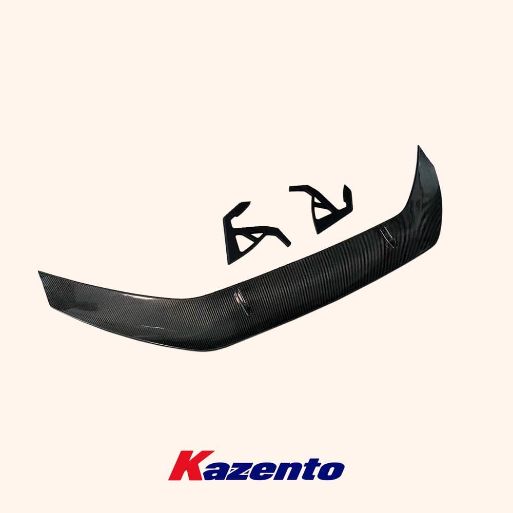 Kazento For BMW G80 M3 G82 M4 AD Style Dry Carbon Fiber Rear Trunk Spoiler Wing Set