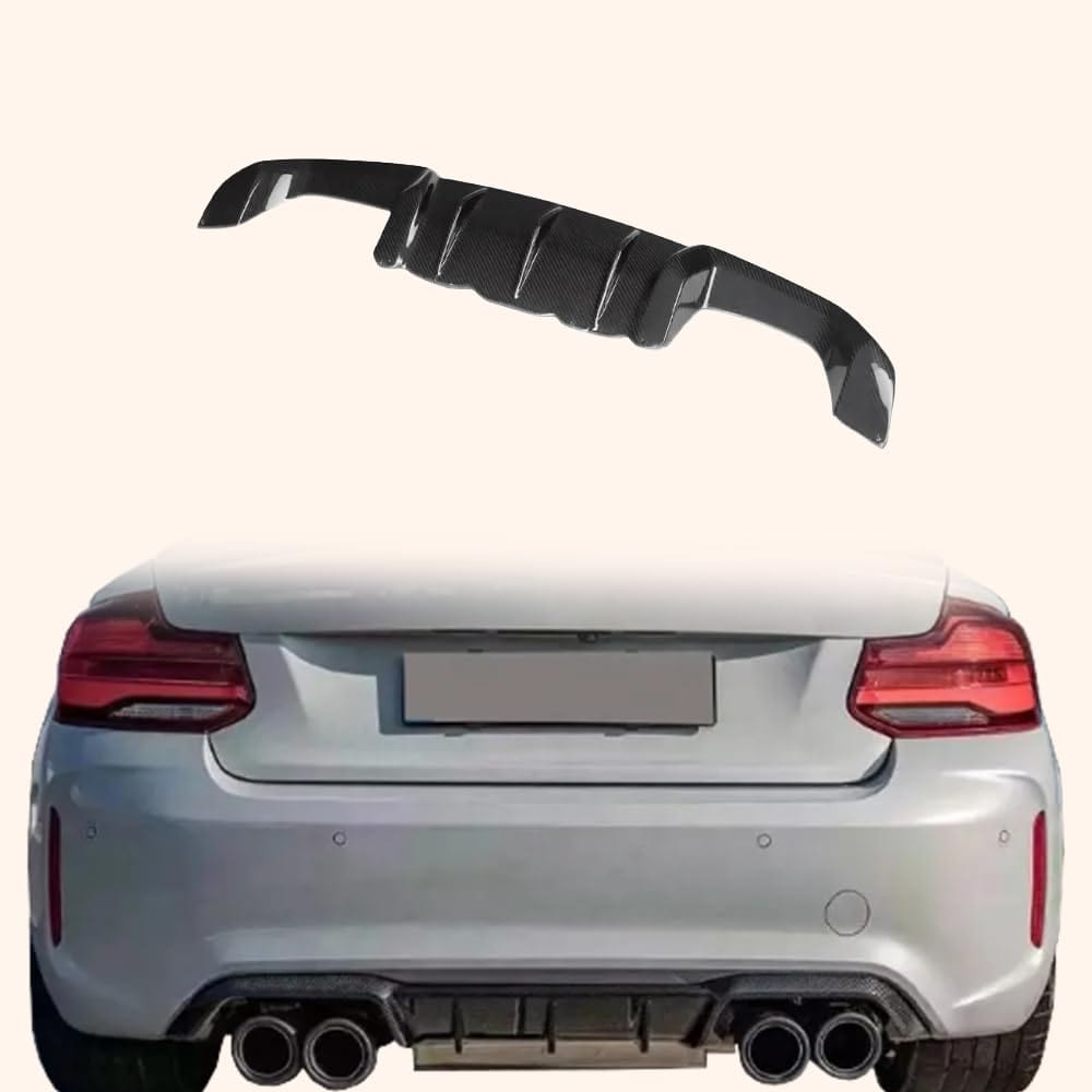 Kazento For BMW M2 F87 Coupe 2016-21 Carbon MP Style Rear Bumper Bottom Diffuser Lip Kazento Carbon Parts 车身侧板 M2F87-DIF-MP-CF