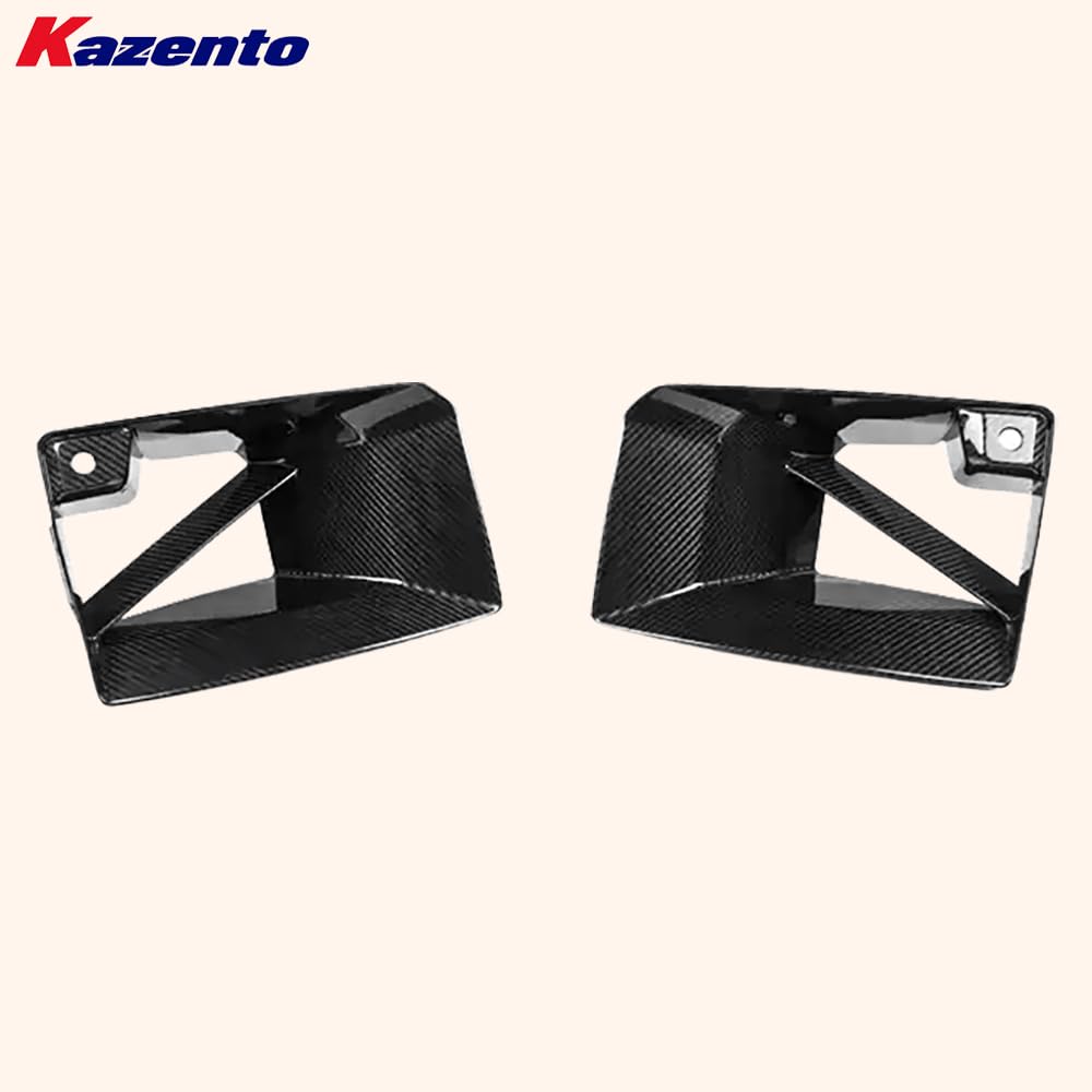 Kazento For BMW M2 G87 Coupe 2023-24 Carbon MP Style Front Bumper Side Vents Duct Cover Kazento Carbon Parts 车身侧板