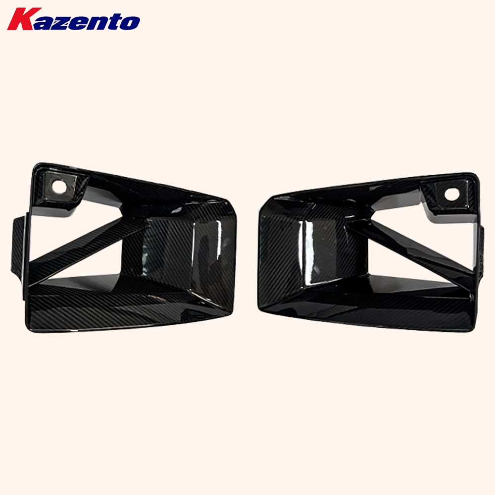 Kazento For BMW M2 G87 Coupe 2023-24 Carbon MP Style Front Bumper Side Vents Duct Cover Kazento Carbon Parts 车身侧板