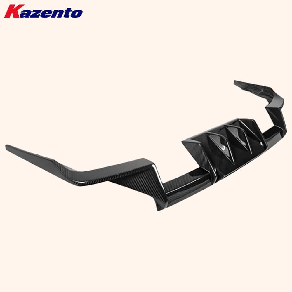 Kazento For BMW M2 G87 Coupe 2023-24 Carbon OE Style Rear Bumper Bottom Diffuser Lip Kazento Carbon Parts 车身侧板