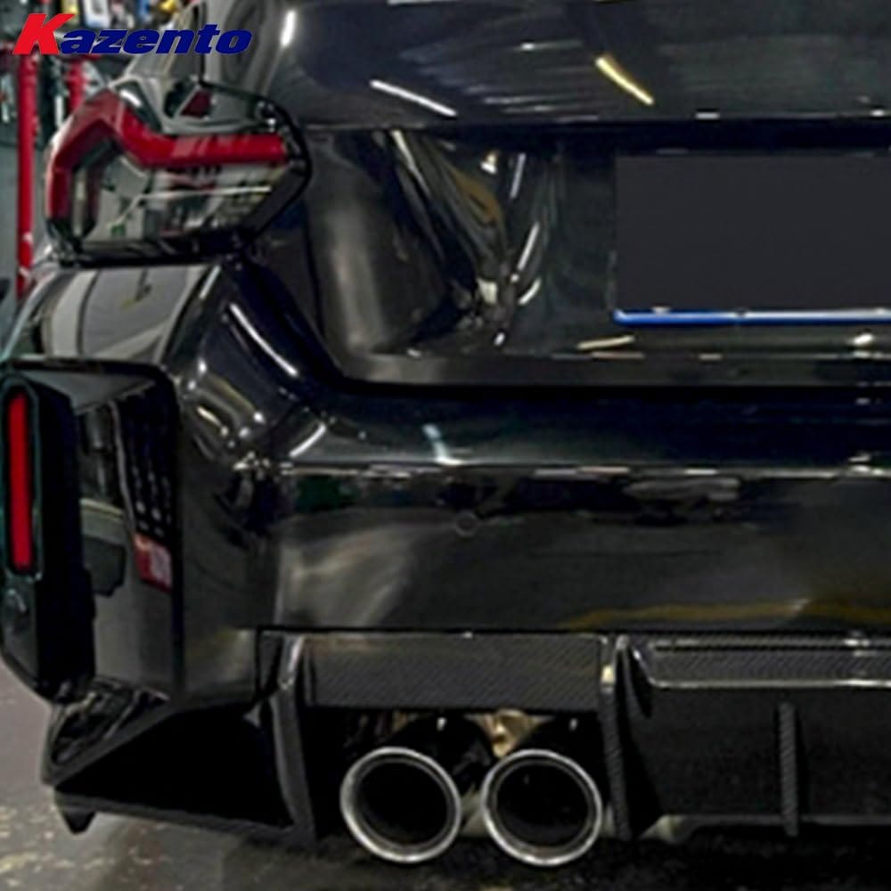 Kazento For BMW M2 G87 Coupe 2023-24 Carbon OE Style Rear Bumper Bottom Diffuser Lip Kazento Carbon Parts 车身侧板