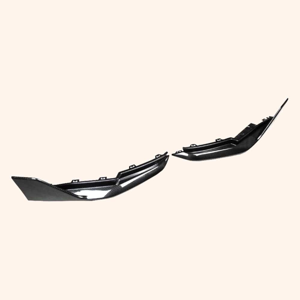 Kazento For BMW M3 G80 2020-24 Sedan Rear Bumper Side Spat Lip Pair Kazento Carbon Parts 车身侧板