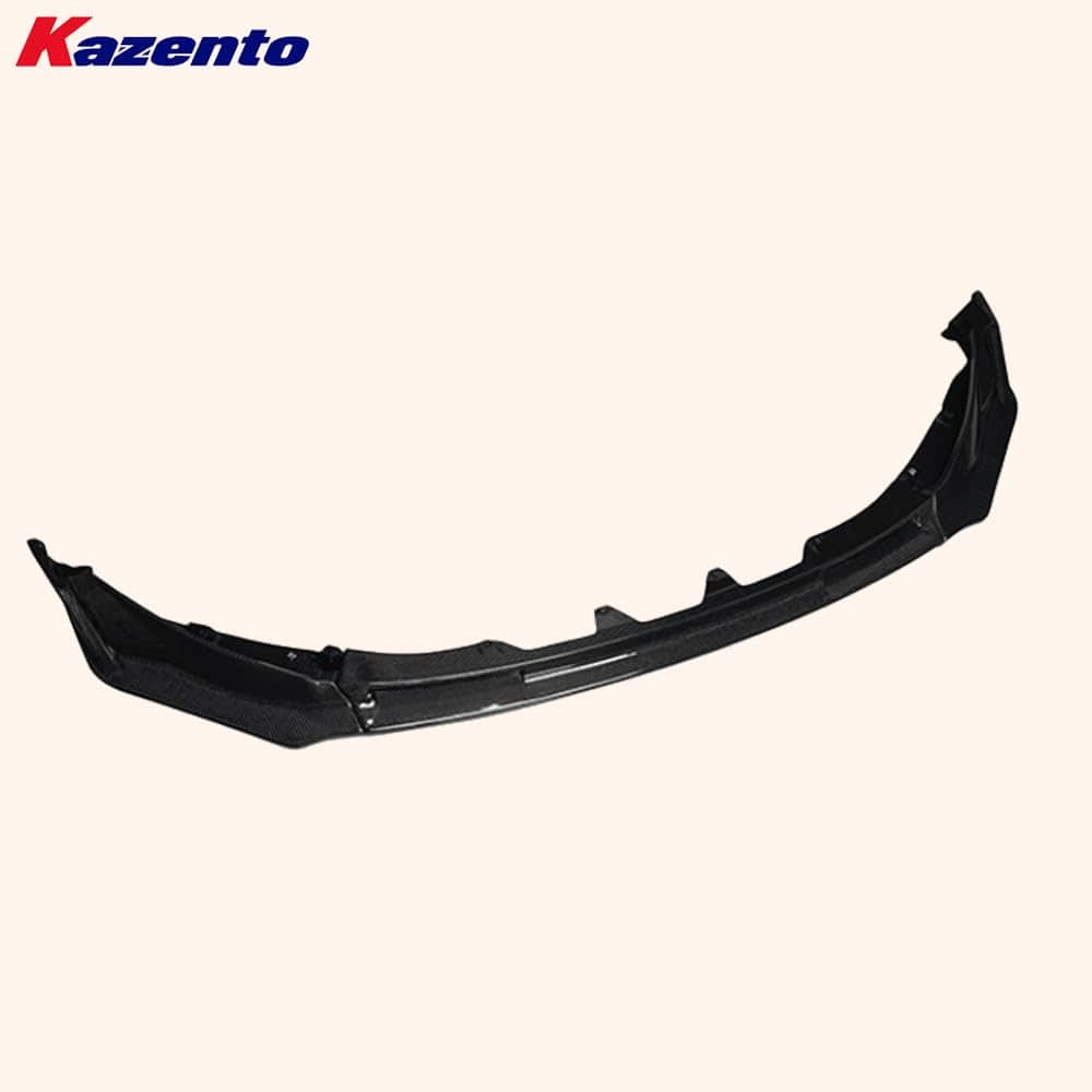 Kazento For BMW M3 G80 G81 M4 G82 G83 20-24 Carbon V Style Front Bumper Lip 3pcs Kazento Carbon Parts 车身侧板