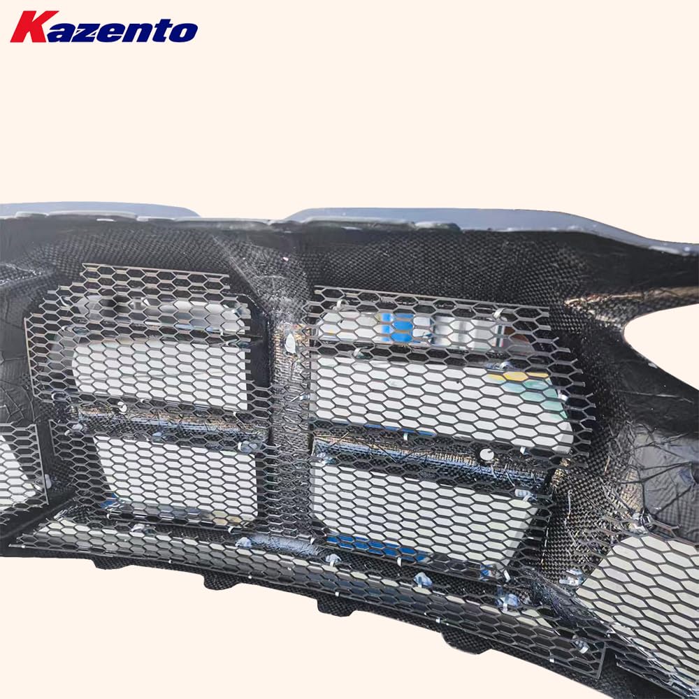 Kazento For BMW M4 G82 2020-24 2 Door Coupe Partial Dry Carbon Front Bumper with Lip Kazento Carbon Parts 车身侧板 M4G82-FB-KZ-PDCF