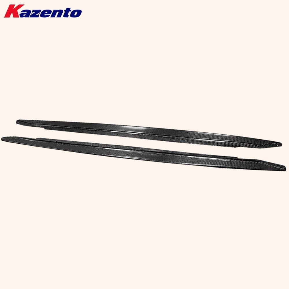 Kazento For BMW M4 G82 2020-24 2 Door Side Skirts Extensions Pair Kazento Carbon Parts 车身侧板