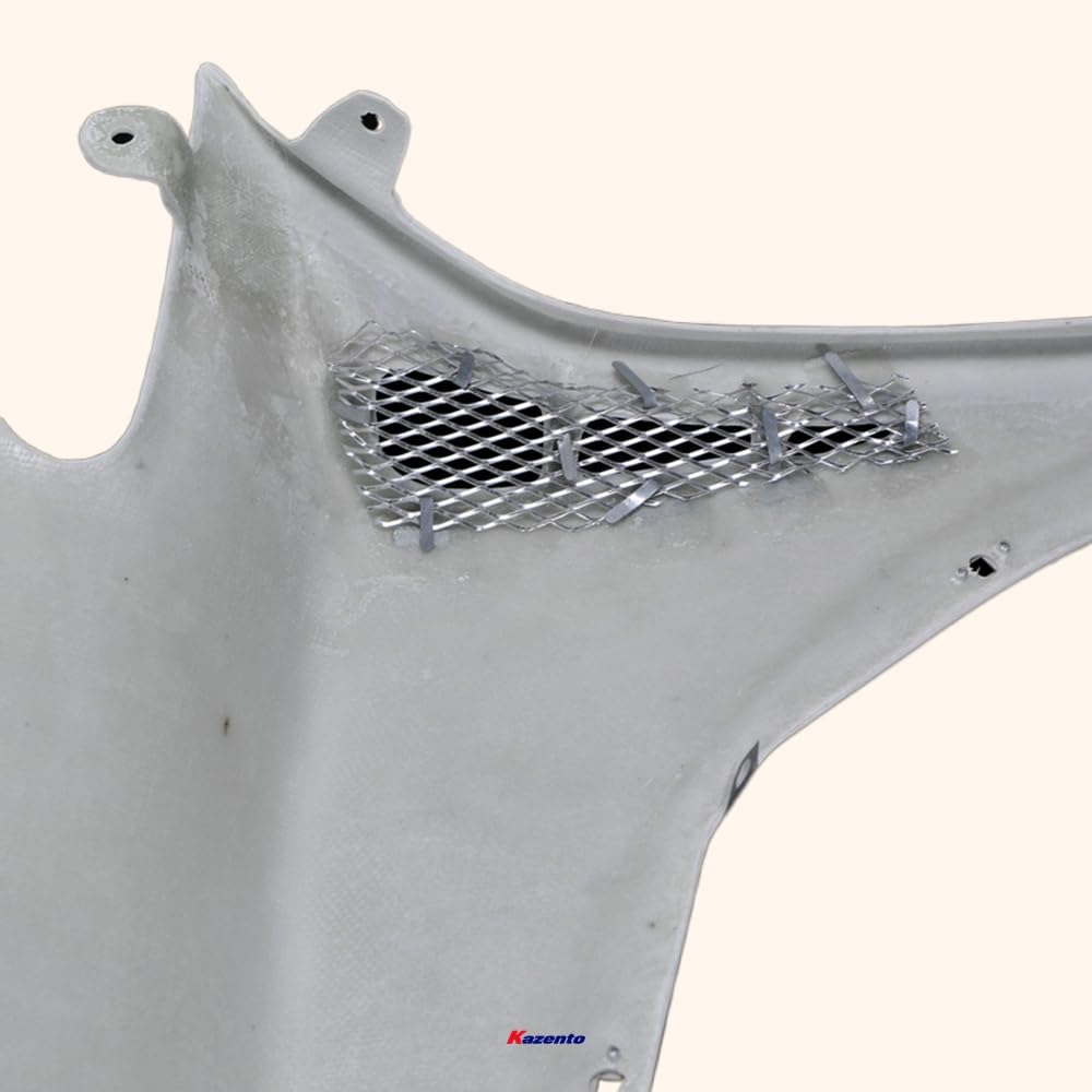 Kazento For Civic 2006-2011 Fn Fk Fn2 Type R Mug Style Vented Front Fenders Fiber Glass Kazento Carbon Parts 车身侧板 FN2-FF-MUG-FRP