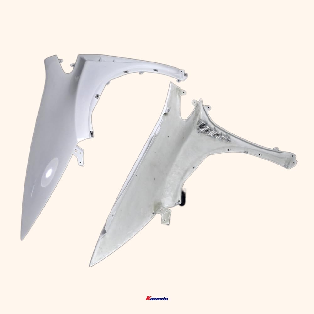 Kazento For Civic 2006-2011 Fn Fk Fn2 Type R Mug Style Vented Front Fenders Fiber Glass Kazento Carbon Parts 车身侧板 FN2-FF-MUG-FRP