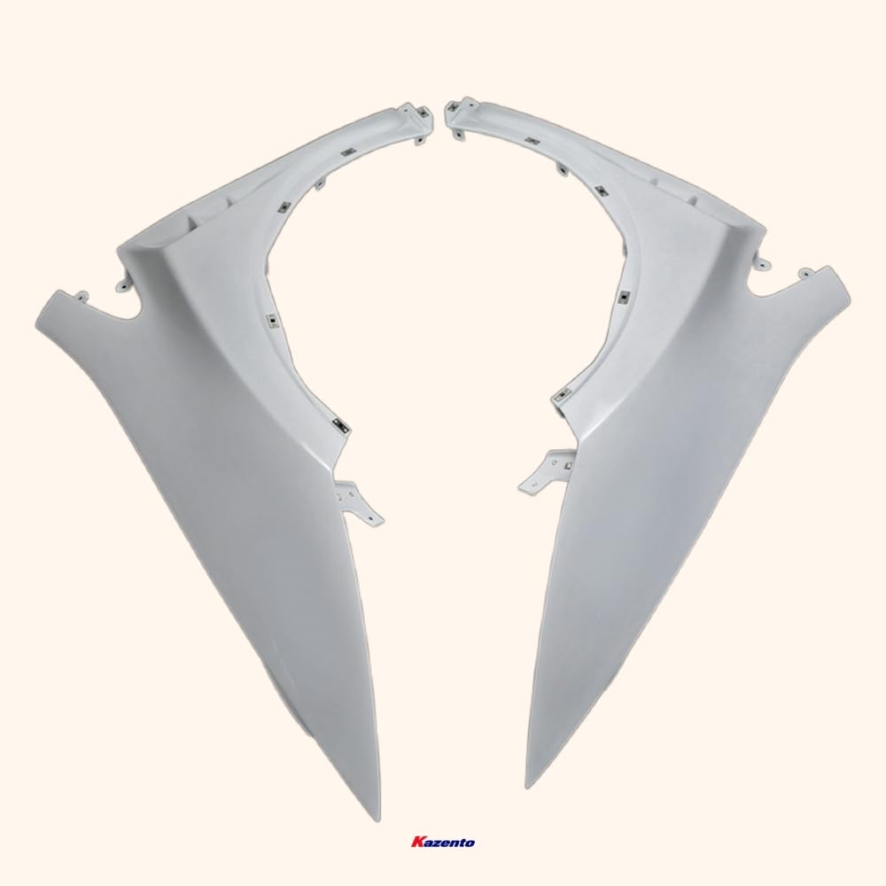Kazento For Civic 2006-2011 Fn Fk Fn2 Type R Mug Style Vented Front Fenders Fiber Glass Kazento Carbon Parts 车身侧板 FN2-FF-MUG-FRP