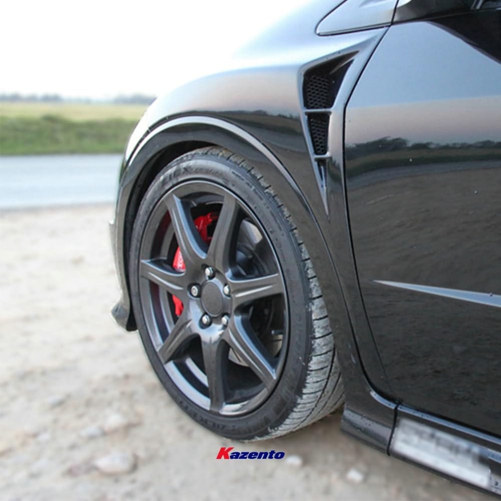 Kazento For Civic 2006-2011 Fn Fk Fn2 Type R Mug Style Vented Front Fenders Fiber Glass Kazento Carbon Parts 车身侧板 FN2-FF-MUG-FRP